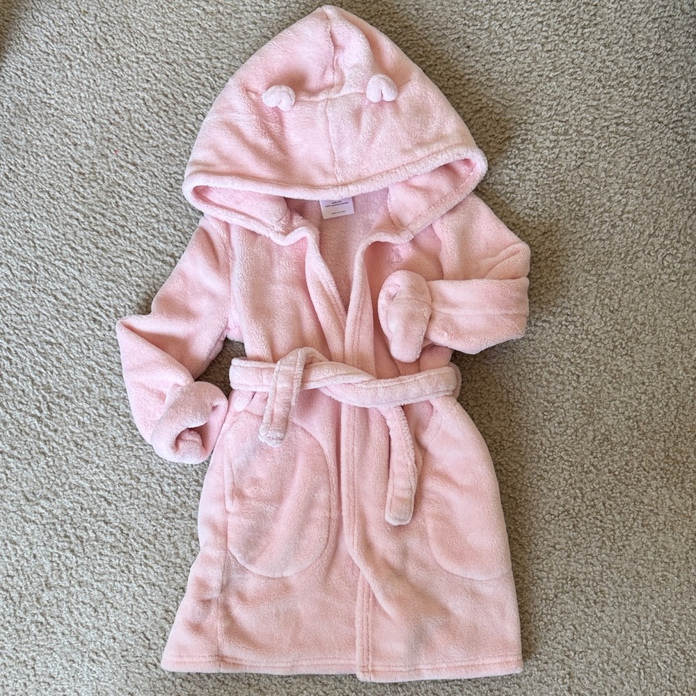 Baby GAP Soft Pink Toddler Girl Robe